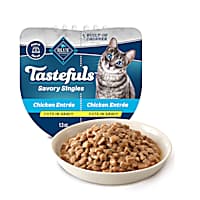 Blue Buffalo Tastefuls Savory Singles Chicken Entree Natural Wet Cat Food in Gravy
