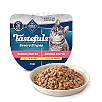 Blue Buffalo Tastefuls Savory Singles Salmon Entree Natural Wet Cat Food in Gravy