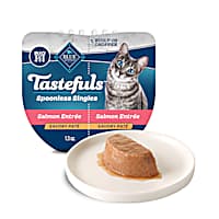 Blue Buffalo Tastefuls Spoonless Singles Salmon Wet Cat Food Pate
