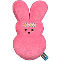 Peeps for Pets Bunny Squeaky Plush Pink Dog Toy