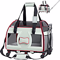 Katziela Bone Cruiser Gray Pet Carrier