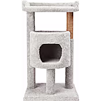 EveryYay Lookout Loft Cat Tree with Carpet Diner and Condo
