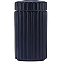 Waggo Midnight Ripple Ceramic Dog Treat Jar