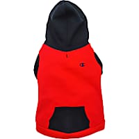 Champion Red/Navy Colorblock Dog Hoodie