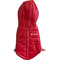 Champion Red Puffer Dog Jacket
