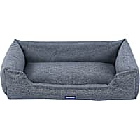 Sam's Pets Navy Blue Missy Water Resistant Rectangular Dog Bed