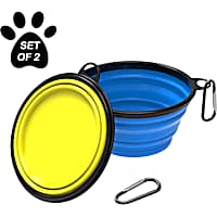 Pet Adobe Collapsible Silicone Pet Bowls