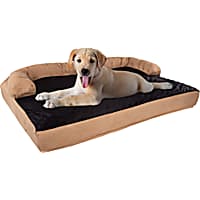 Pet Adobe Black Orthopedic Memory Foam Pet Bed