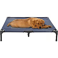 Pet Adobe Navy Steel Frame Elevated Dog Bed