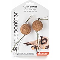 Hauspanther Collection by Primetime Neutral Cork Bombs Cat Toys