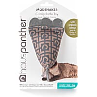 Hauspanther Collection by Primetime Neutral ModShakers Catnip Rattle Cat Toy