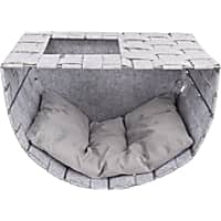 TRIXIE Gray Frehi Wall Mount Cat Tree Set