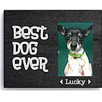 Custom Personalization Solutions Best Dog Ever Personalized Picture Frame