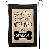Custom Personalization Solutions Approved By The Dog Personalized Garden Flag
