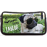 Custom Personalization Solutions Doug The Pug Be Awesome Today Personalized Marker Pen and Pencil Case for Dogs