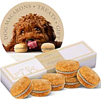 Bonne et Filou All-Natural Handmade Peanut Butter Macaron Dog Treats