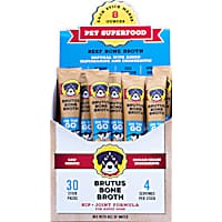 Brutus Bone Broth On The Go Beef Hip & Joint Formula Dog Food Topper