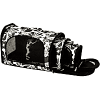 A&E Cage Company 6S The Excursion in Black Soft Sided Travel Carrier