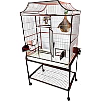 A&E Cage Company Elegant Flight Cage in Burgundy