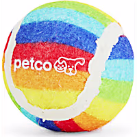 Leaps & Bounds Tennis Ball with Bell Cat Toy
