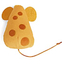 Leaps & Bounds Dental Cheese Mouse Cat Toy
