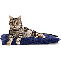 EveryYay Navy Fuzzy Cat Bed