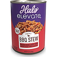 Halo Elevate Dog BBQ Stew Healthy Grains Braised Duck & Beef Stew, White Potatoes, Carrots & Brown Rice Wet Food