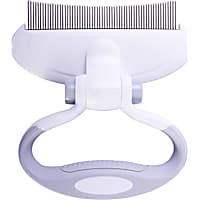 Pet Life 'Gyrater' Travel Swivel Curved Pet Grooming Pin Comb