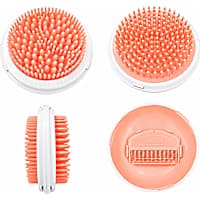 Pet Life 'Bravel' Orange 3-in-1 Travel Pocketed Dual Grooming Brush and Pet Comb
