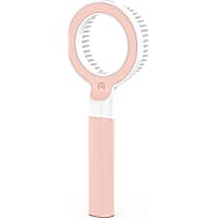 Pet Life 'WAGNIFY' Pink 360 Degree and Multi-Directional Modern Grooming Pet Rake Comb