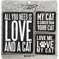 Primitives by Kathy Love and Cat Magnet Set