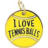 Primitives by Kathy I Love Tennis Balls Collar Charm