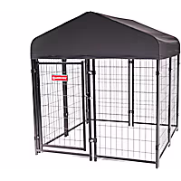 Lucky Dog Steel Grey STAY Series Jr. Kennel