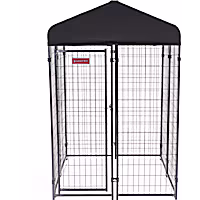 Lucky Dog Steel Grey STAY Series Studio Kennel