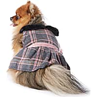 Hotel Doggy Gray Melton Dog Dress