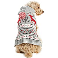 Hotel Doggy Fairsile Pom Pom Dog Sweater