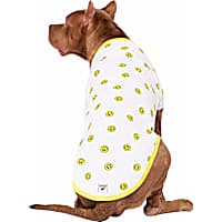 Canada Pooch UV Reveal Follow Me Smiley Tie Dye Dog Tee