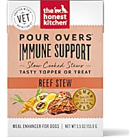 The Honest Kitchen Immune Support Pour Overs Beef Stew Wet Dog Food