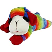 Multipet International Jumbo Rainbow Lamb Chop Plush Dog Toy