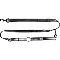 GF Pet Black Reflective EEZY Dog Leash