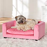 Enchanted Home Pet Pink Cookie Sofa