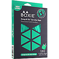 Boxiecat Scoop & Tie Unscented Cat Litter Waste Bags