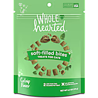 WholeHearted Chicken and Catnip Flavor Soft-Filled Bites Cat Treats