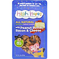 High Hopes Grain Free Peanut Butter, Bacon & Cheddar Cookie for Dogs