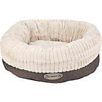 SCRUFFS Grey Ellen Donut Dog Bed