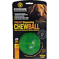 Starmark Treat Dispensing Chew Ball Dog Toy