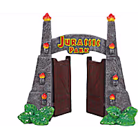 Penn Plax Jurassic Park Gates Aquarium Ornament
