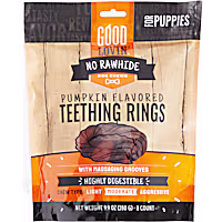 Good Lovin' Rawhide-Free Pumpkin Puppy Ring Dog Treats
