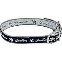 Pets First New York Yankees Reversible Dog Collar