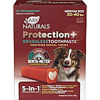 Ark Naturals Protection+ Brushless Toothpaste Fortified Dental Chew for Medium Dogs Upto 20-40 lbs.
